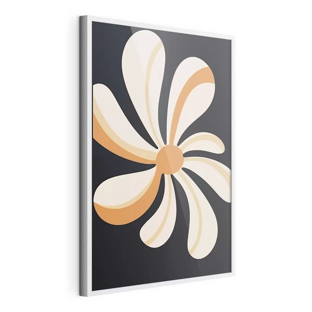 Plakat Stylizowany kwiat f45151