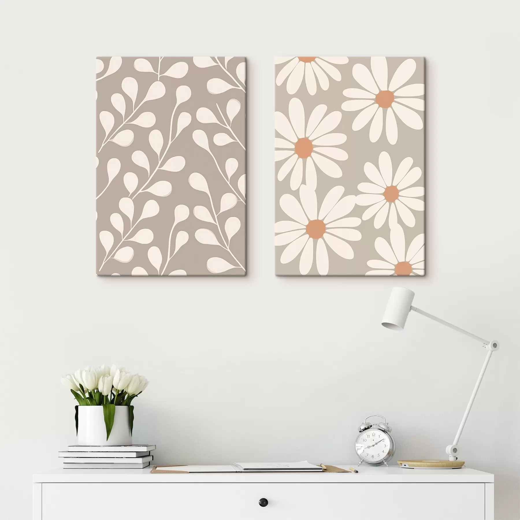 Obraz Gałęzie i stokrotki m00510