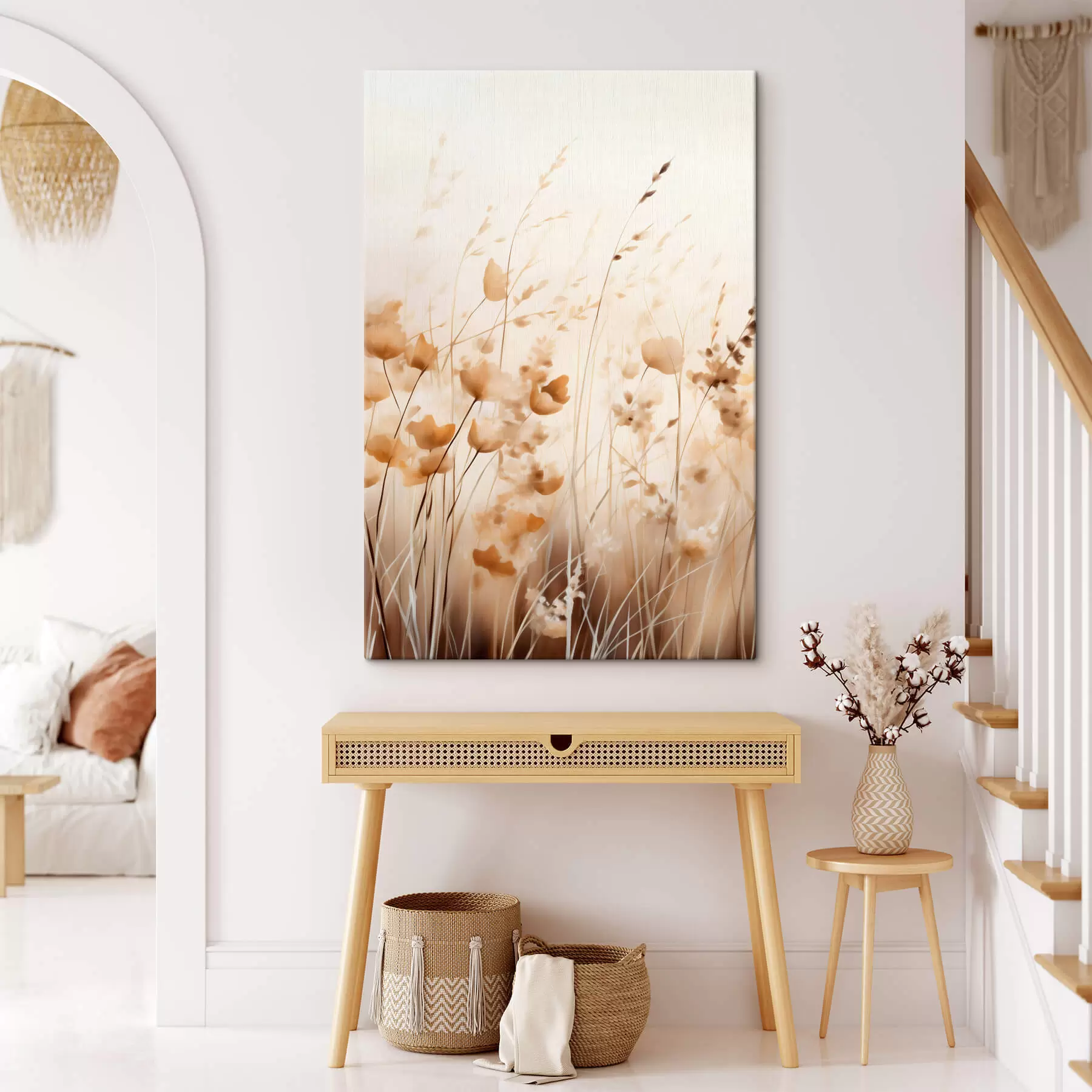 Obraz Abstrakcyjne kwiaty polne s45063