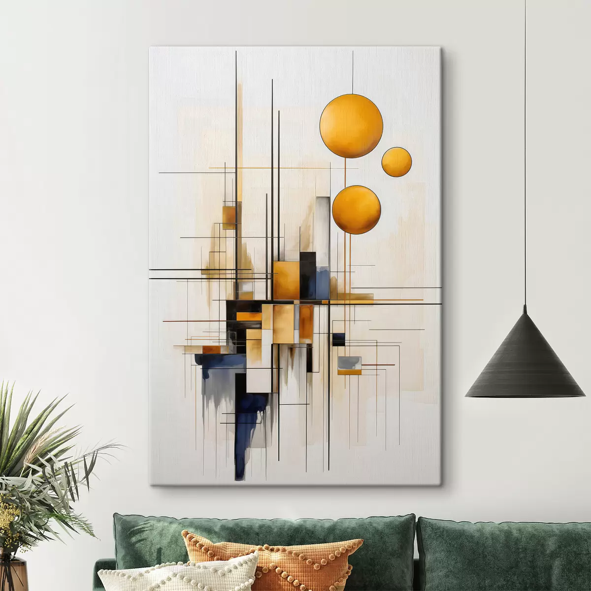 Obraz Abstrakcja geometryczna s45159