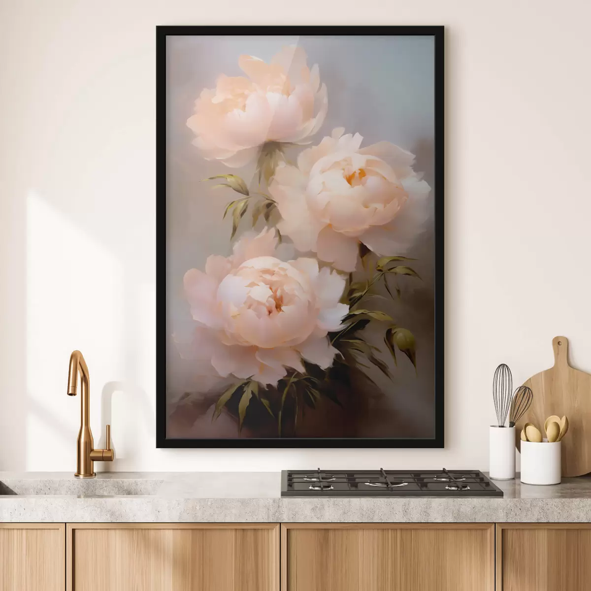 Plakat Bukiet piwonii f44414