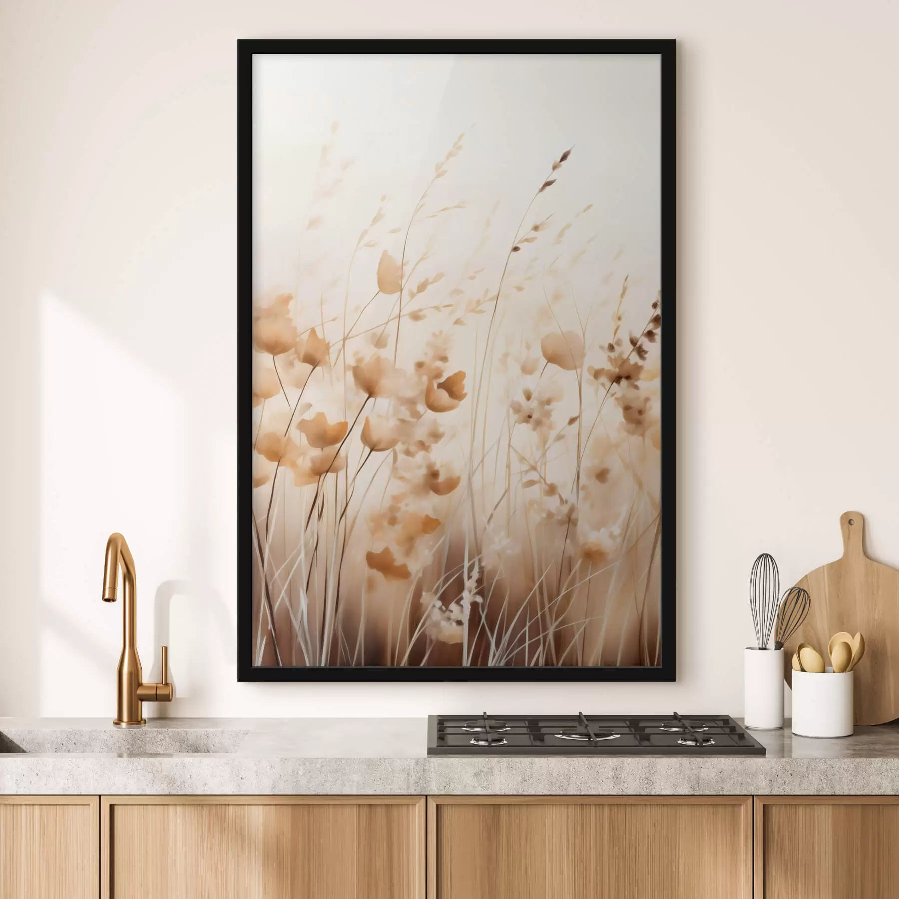 Fototapeta Abstrakcyjne kwiaty polne f45063