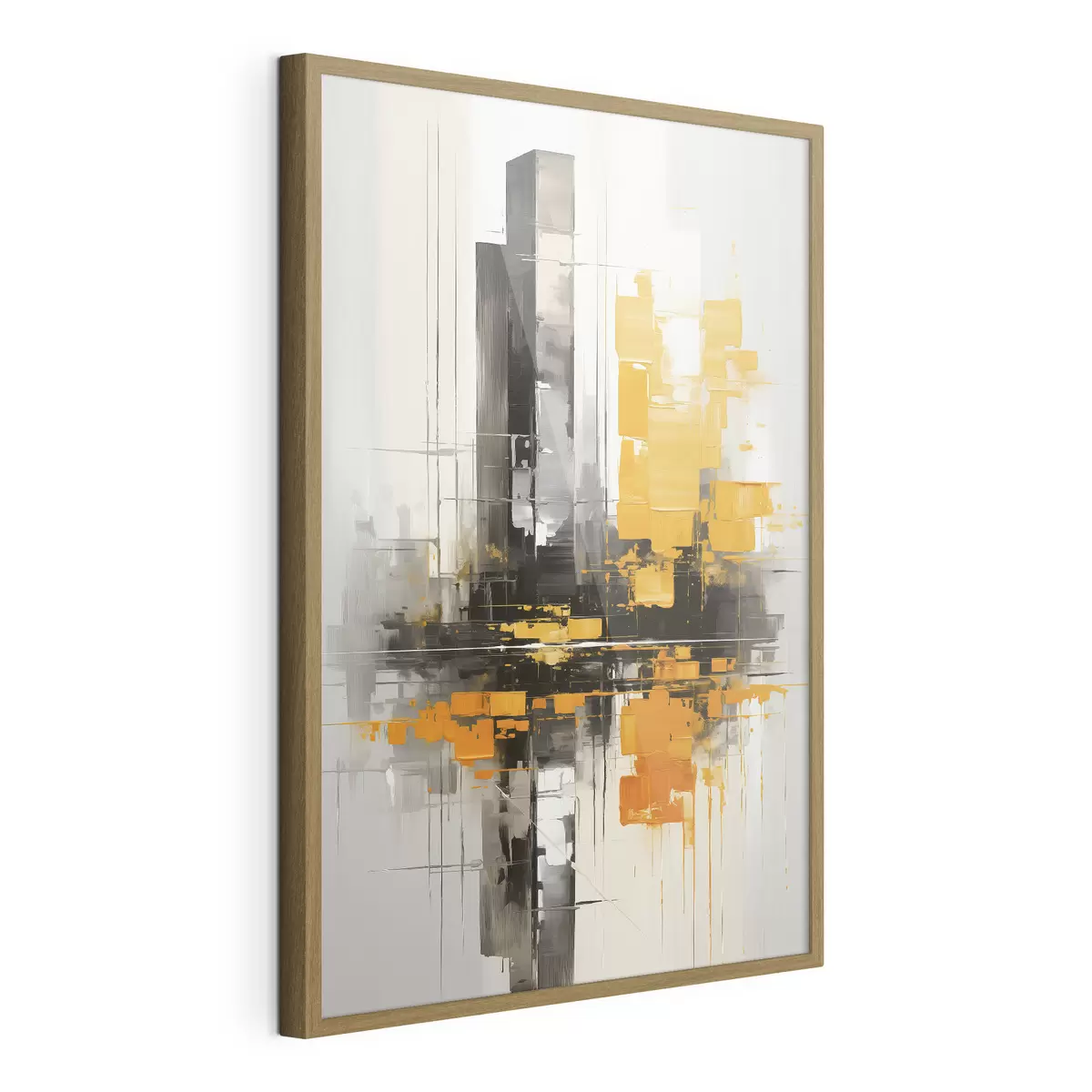 Plakat Abstrakcja z drapaczami chmur f45162