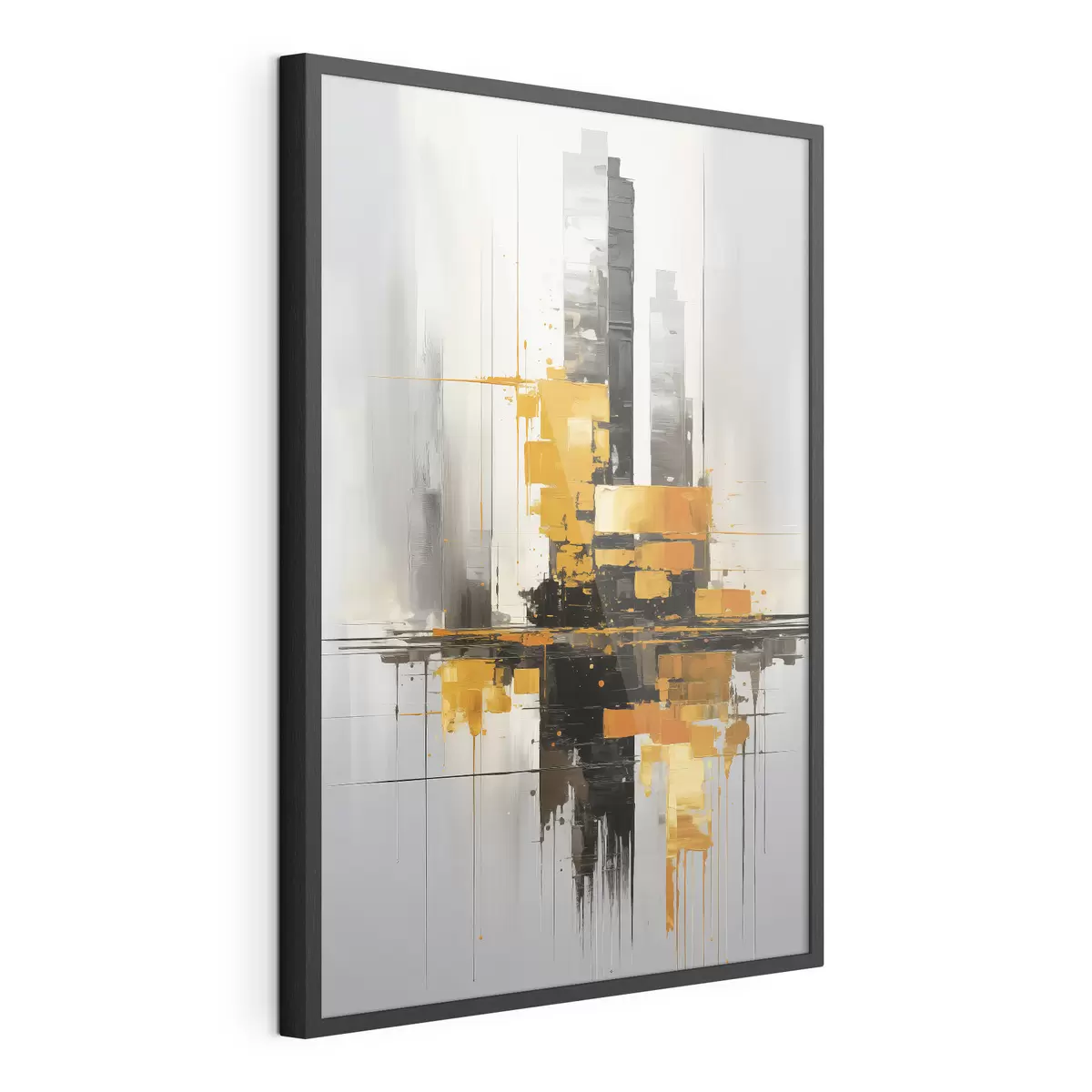 Plakat Abstrakcja z drapaczami chmur f45163