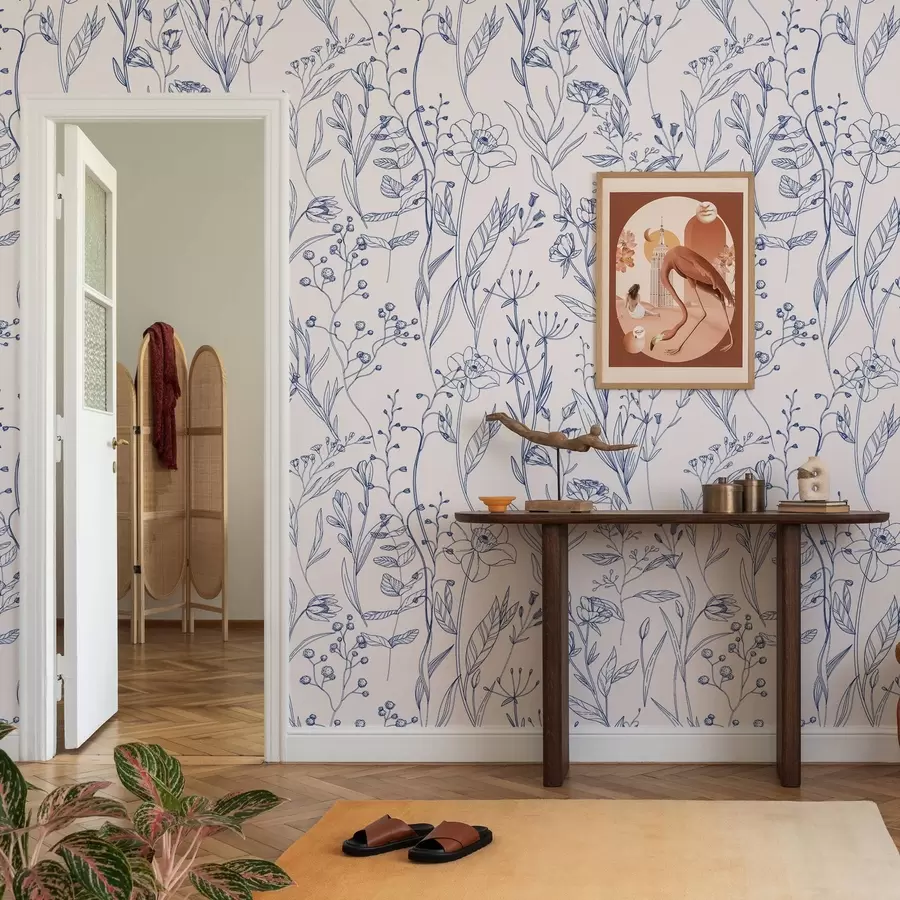 Fototapeta Minimalistyczne dzikie kwiaty