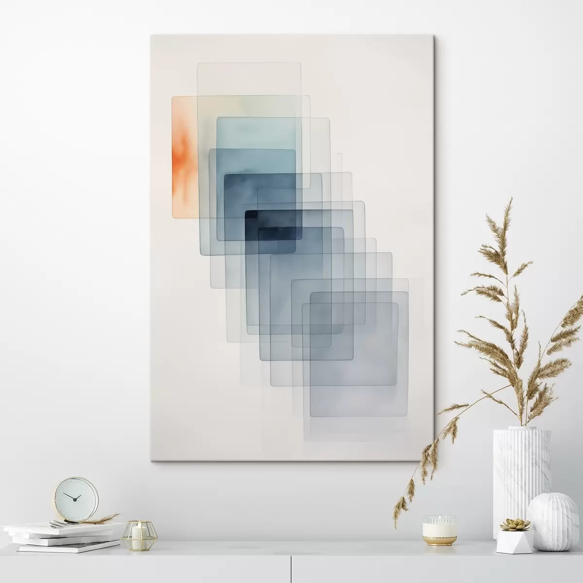 Obraz Minimalistyczna abstrakcja geometryczna s45213