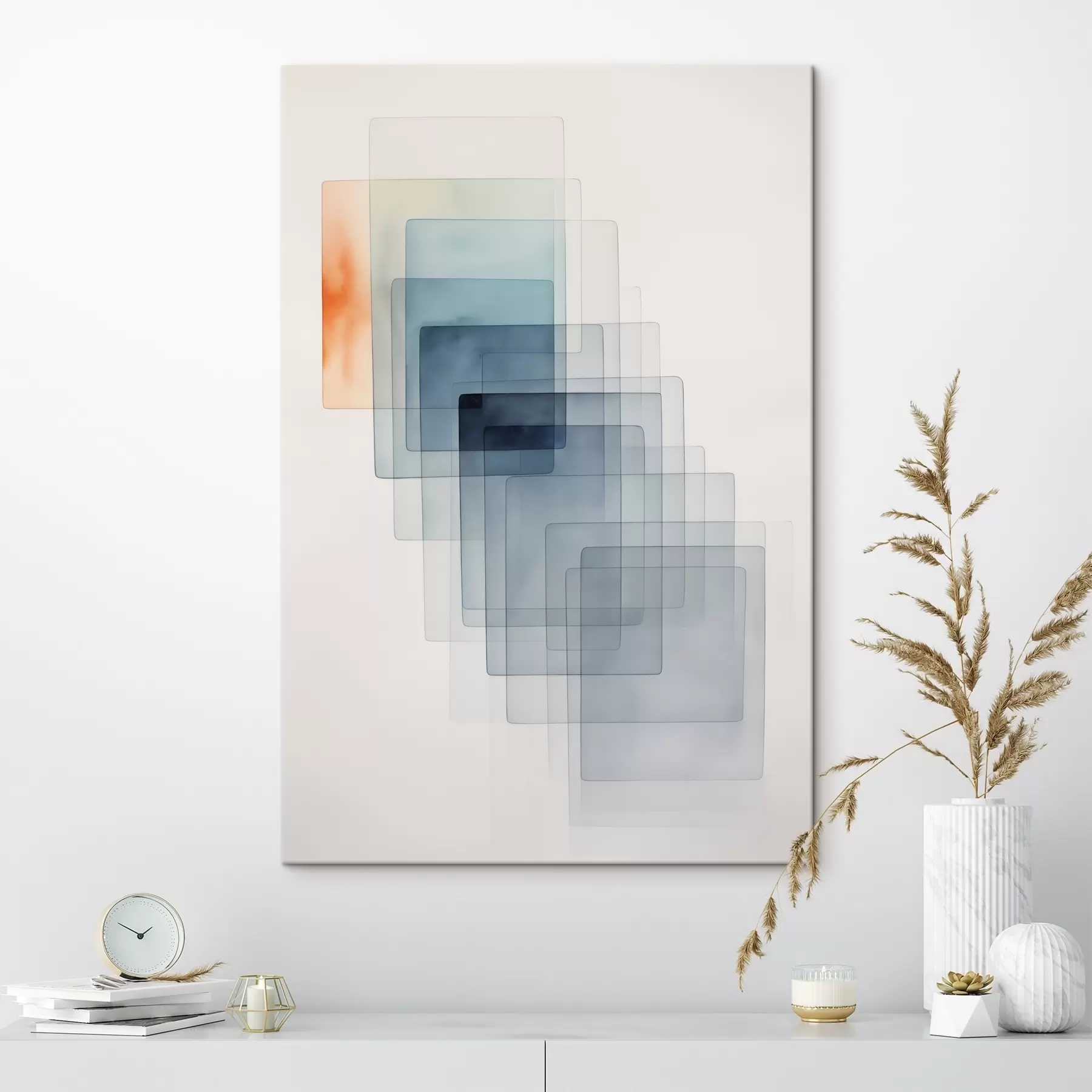 Obraz Minimalistyczna abstrakcja geometryczna s45213