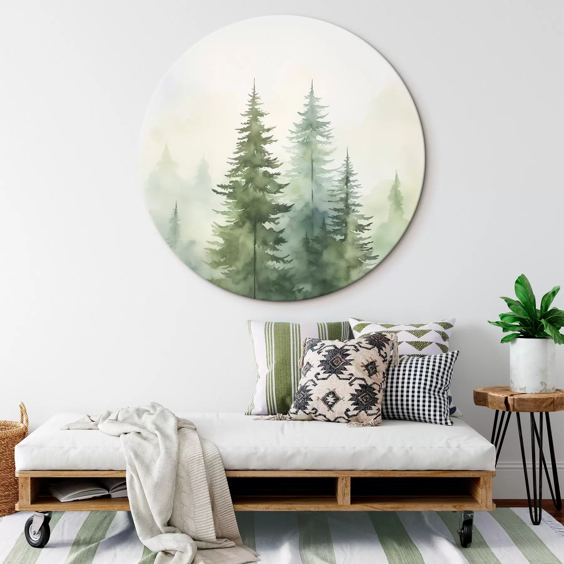 Obraz Jodły we mgle r45208