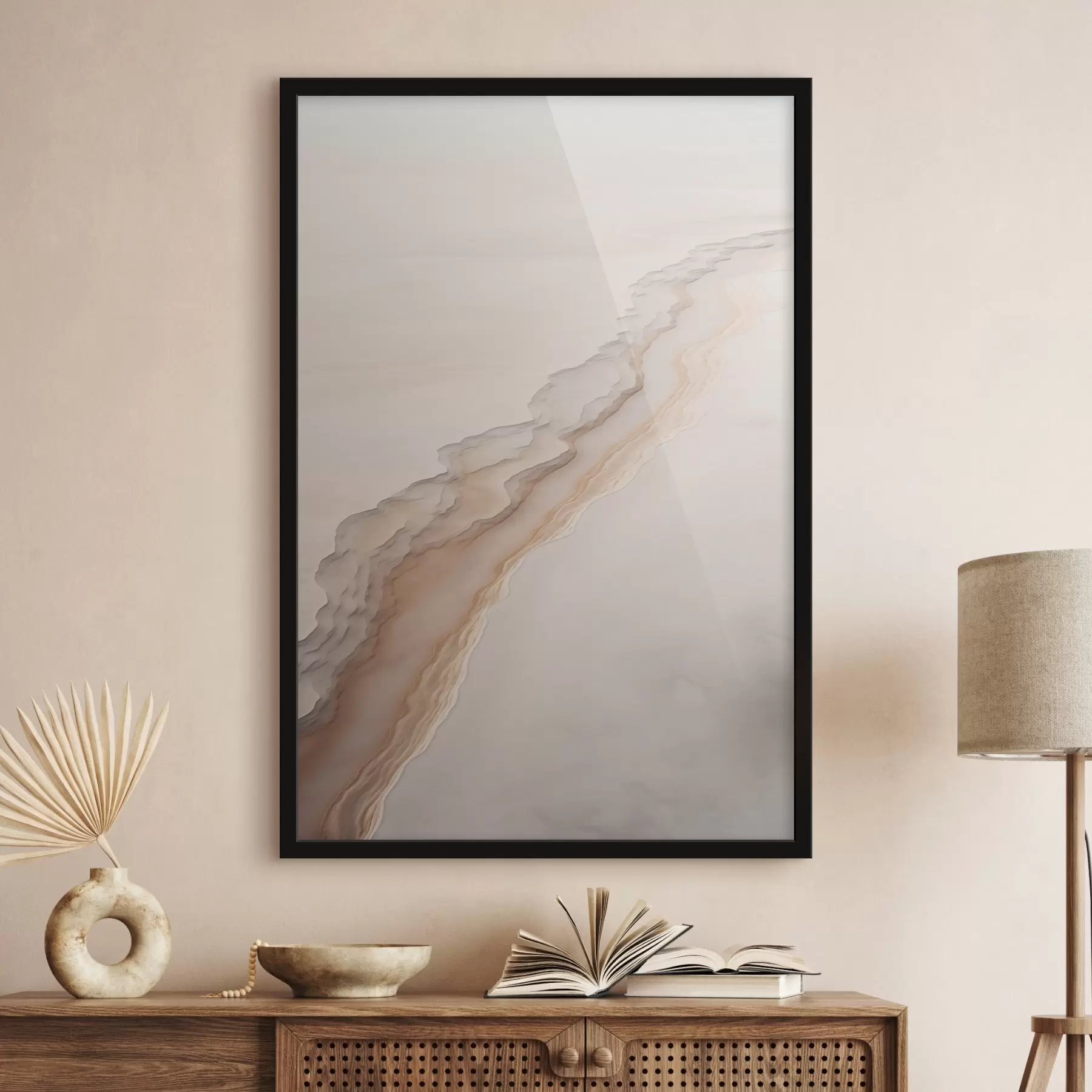 Fototapeta Minimalistyczny pustynny krajobraz f45205