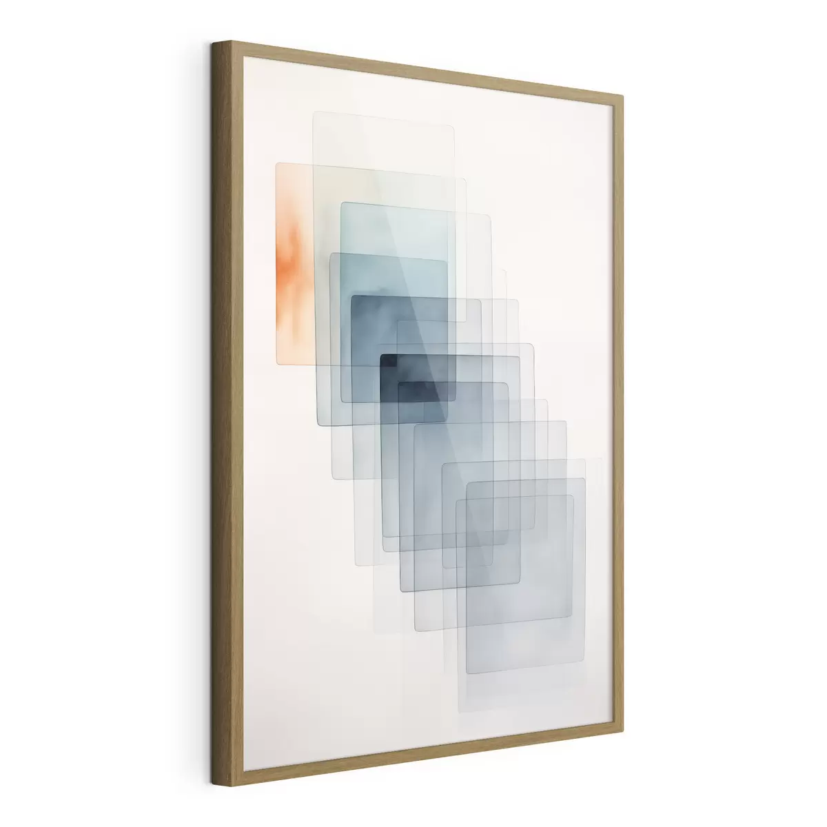 Plakat Minimalistyczna abstrakcja geometryczna f45213