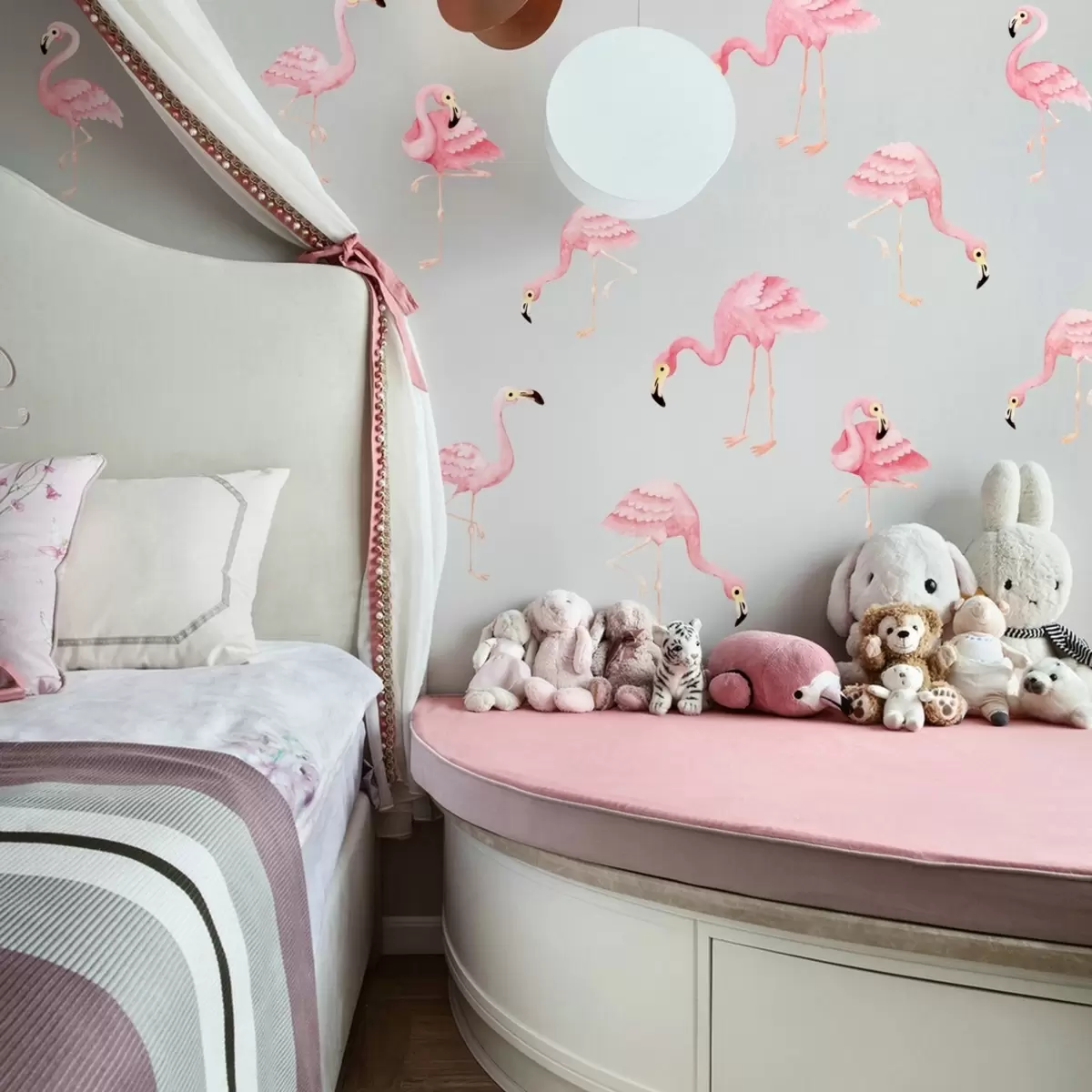 Naklejki Różowe flamingi n00133