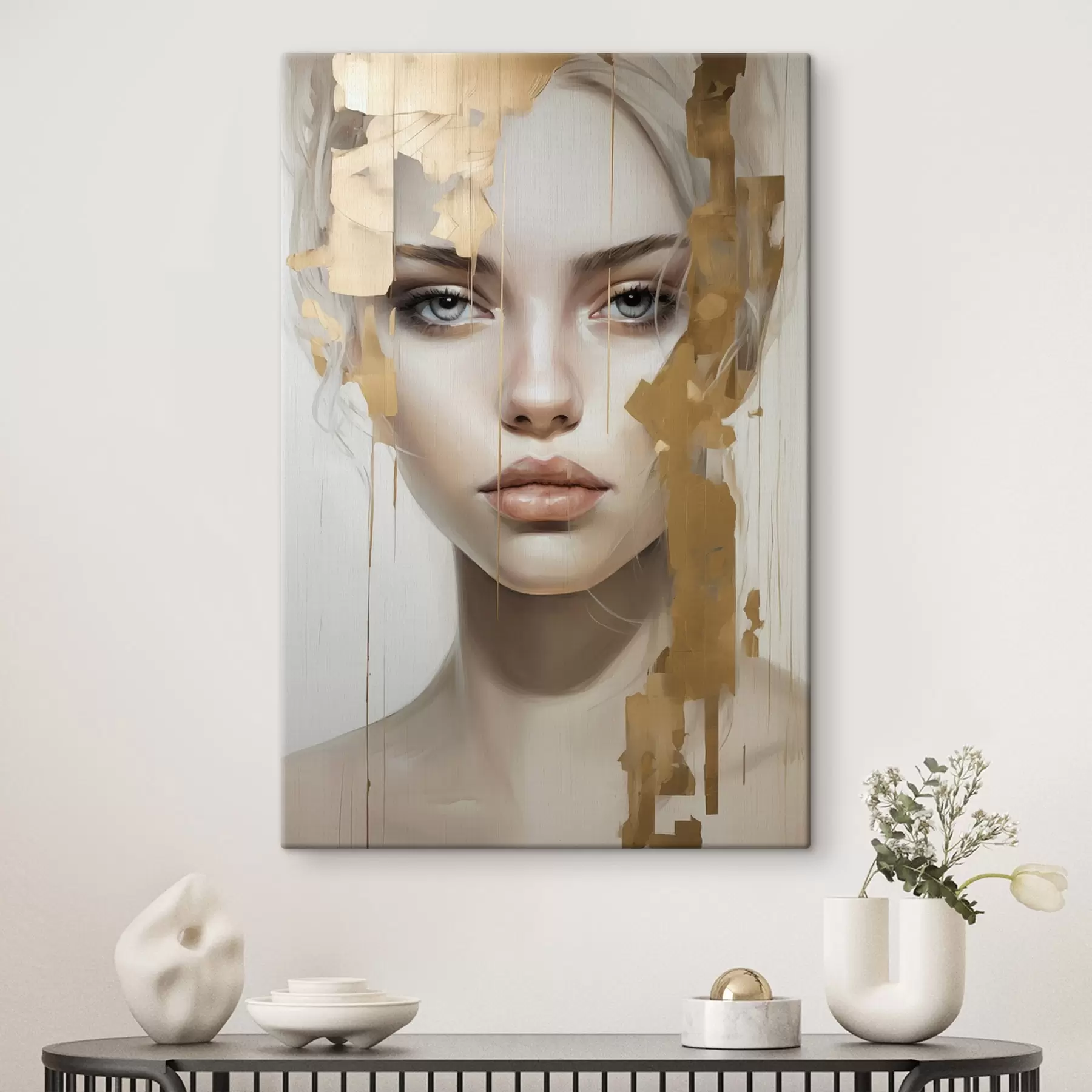 Obraz Abstrakcyjny portret s45215