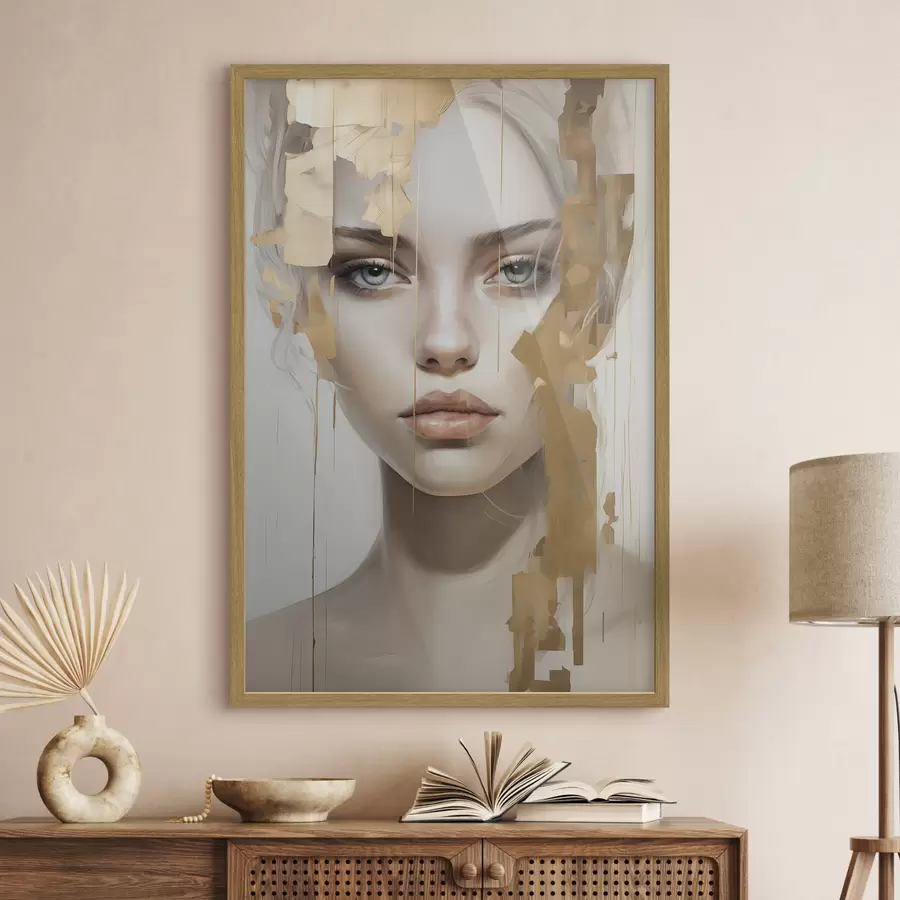Fototapeta Abstrakcyjny portret f45215