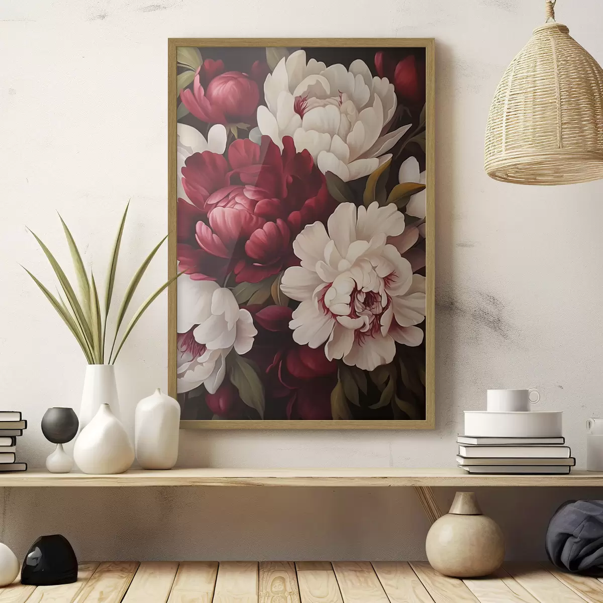 Plakat Piwonie f45220