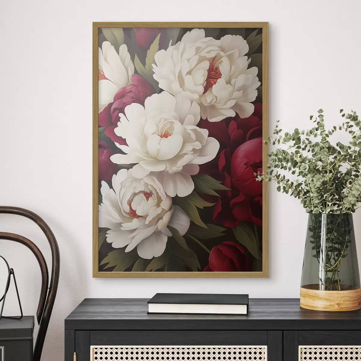 Plakat Piwonie f45221