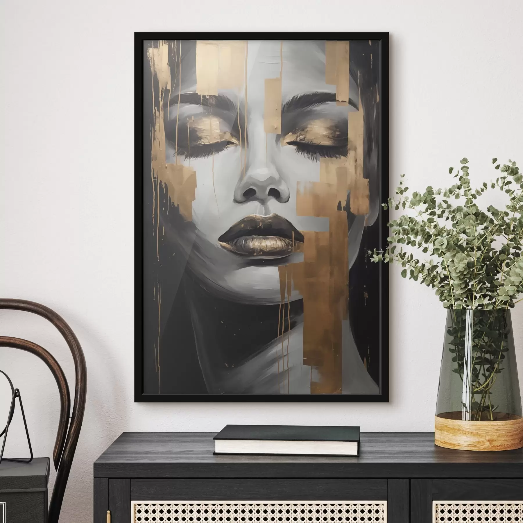 Fototapeta Grafika twarzy f45226