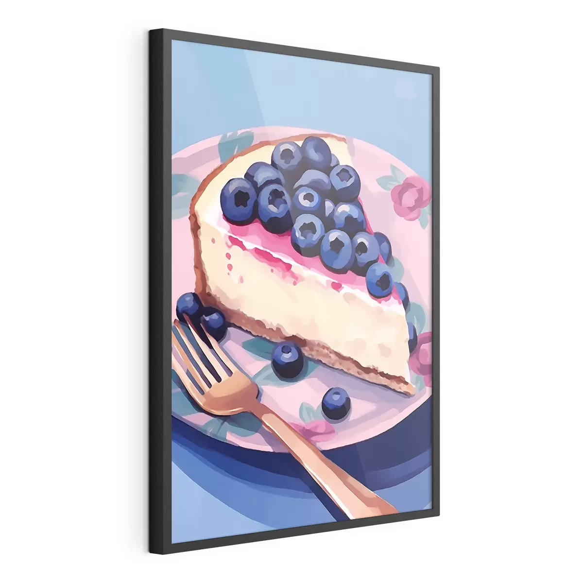 Plakat Sernik z jagodami f45229