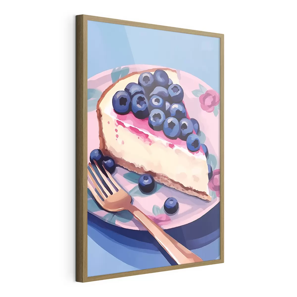 Plakat Sernik z jagodami f45229