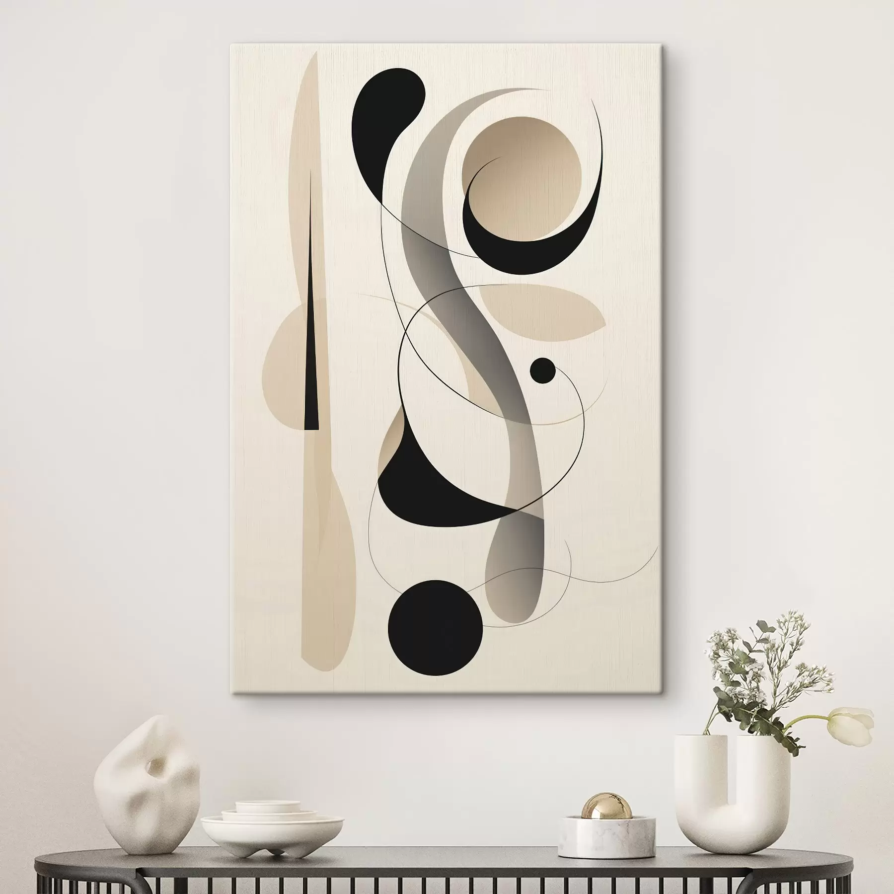 Obraz Minimalistyczna kompozycja geometryczna s45198