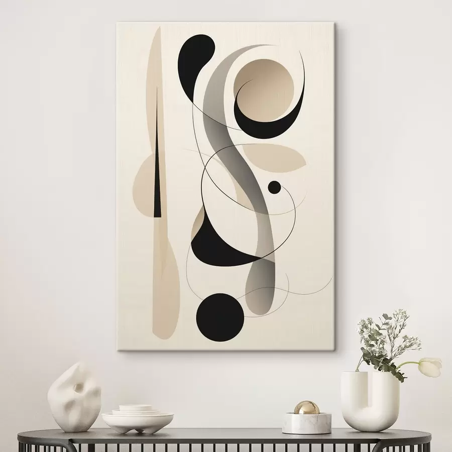 Obraz Minimalistyczna kompozycja geometryczna s45198