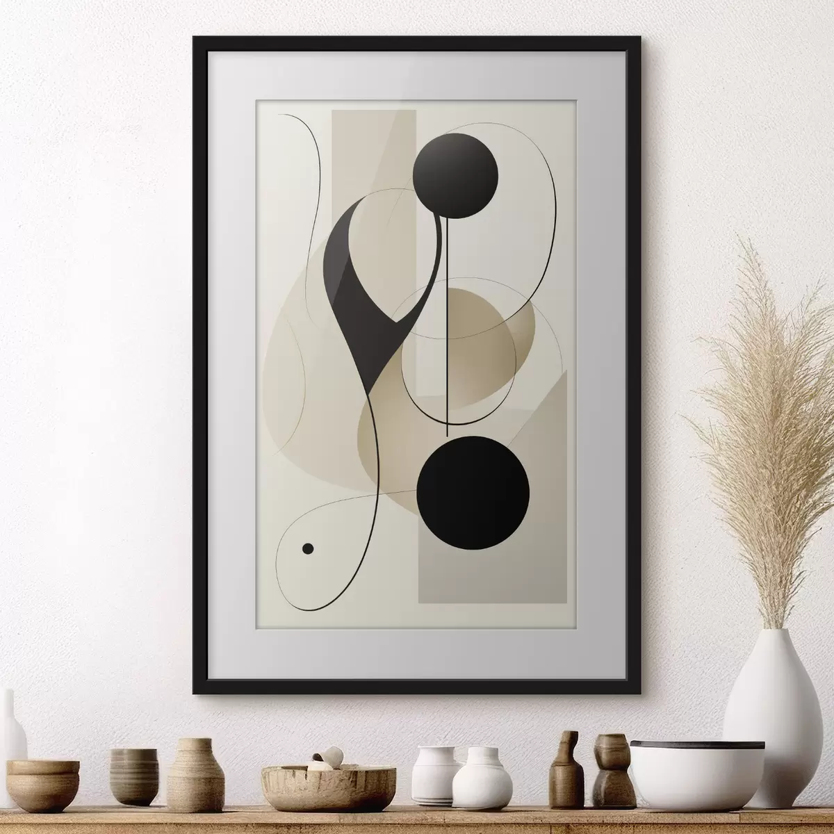 Plakat Choreografia czarnych kropek f45197