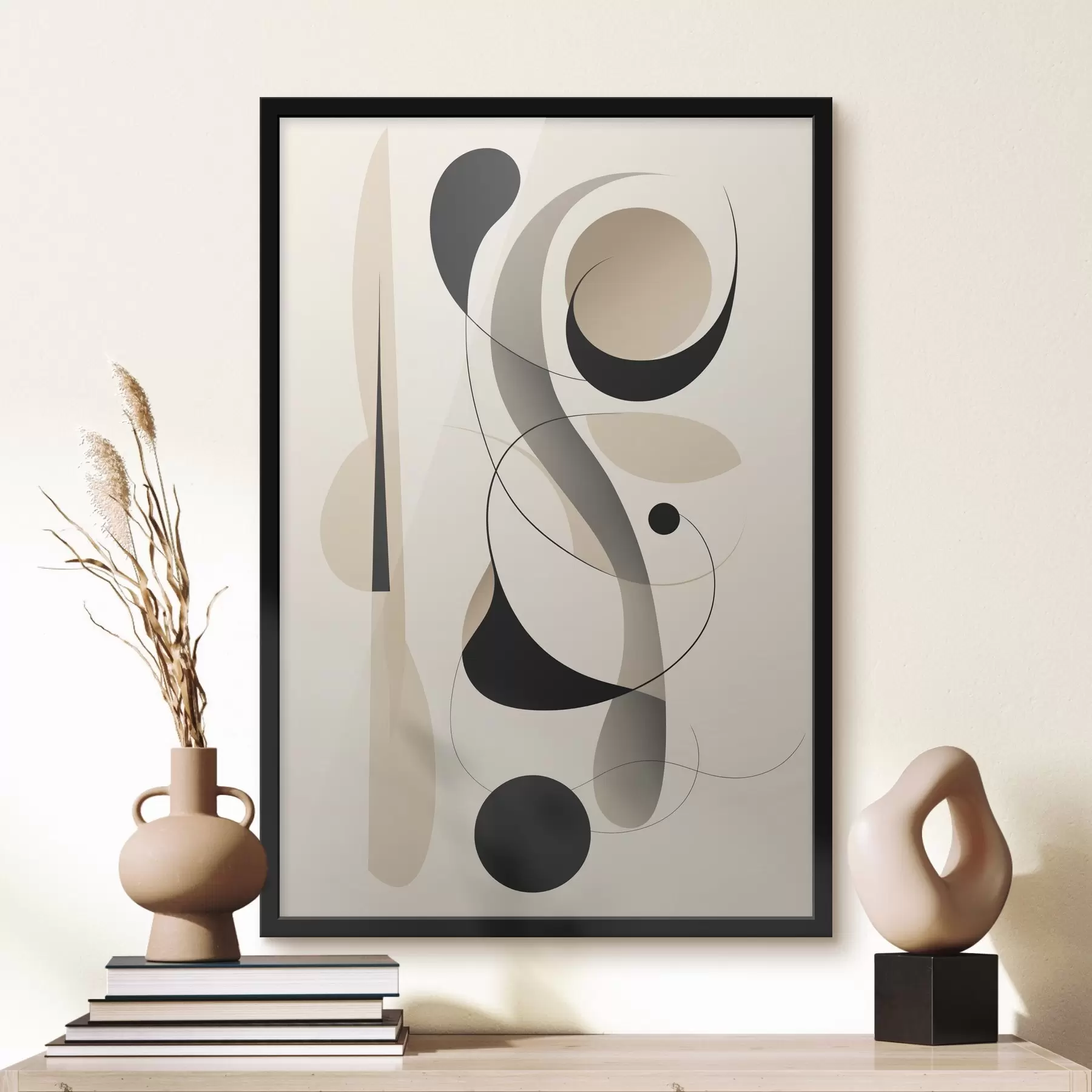 Fototapeta Minimalistyczna kompozycja geometryczna f45198