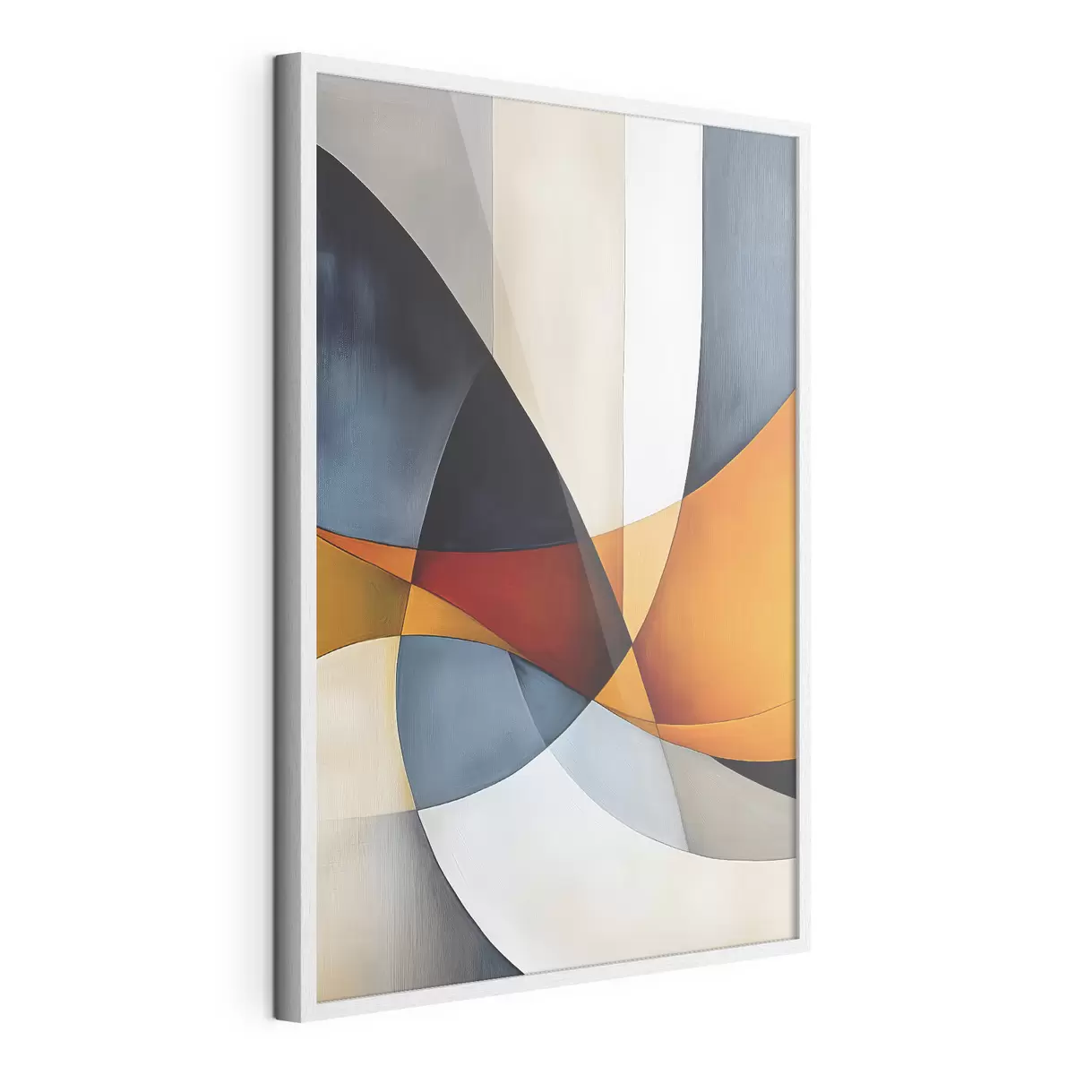 Plakat Abstrakcja z geometrycznymi kształtami f45201