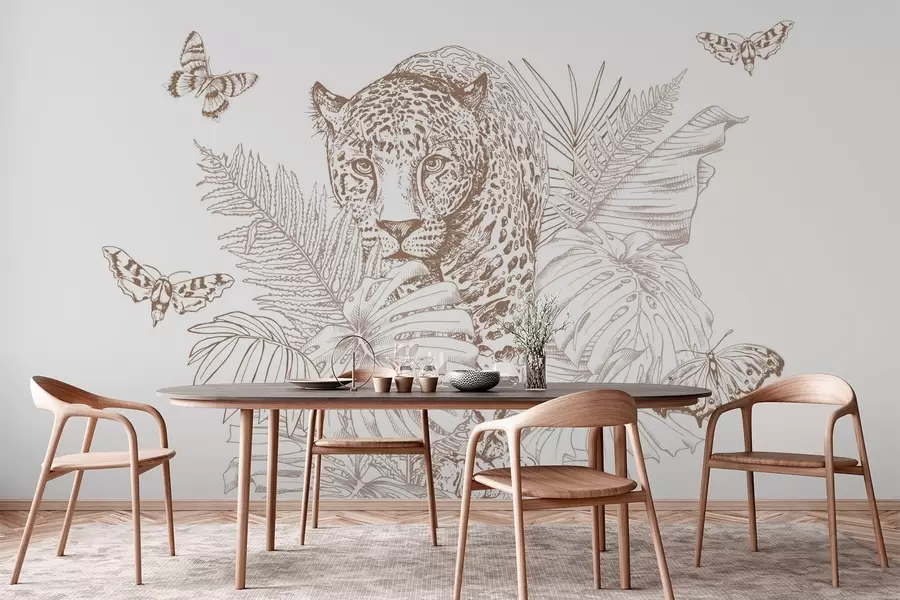 Fototapeta Lampart w04358v1