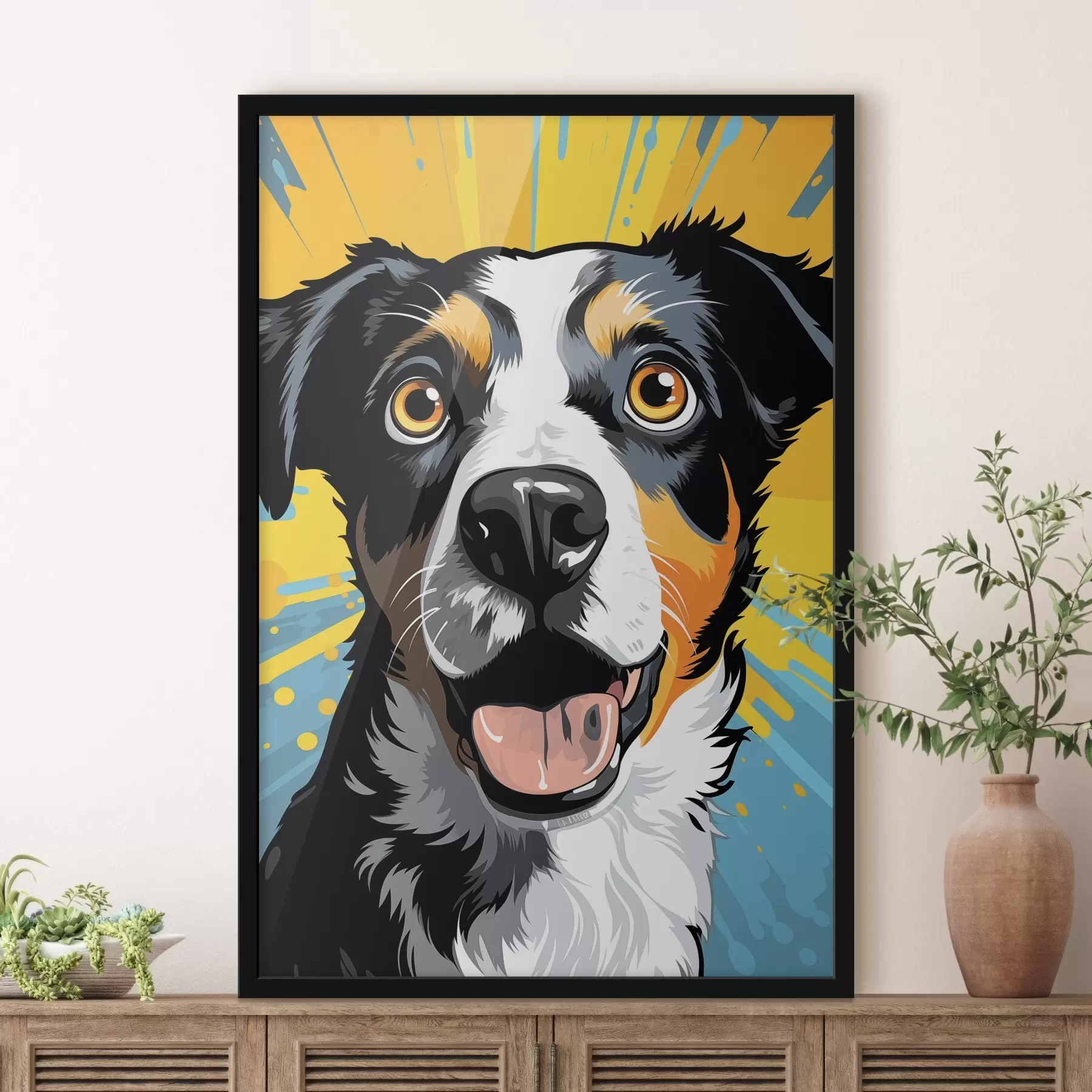 Fototapeta Happy Dog Pop Art f45279