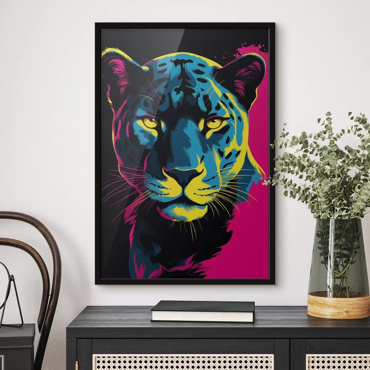 Plakat Tygrys w feerii barw f45280