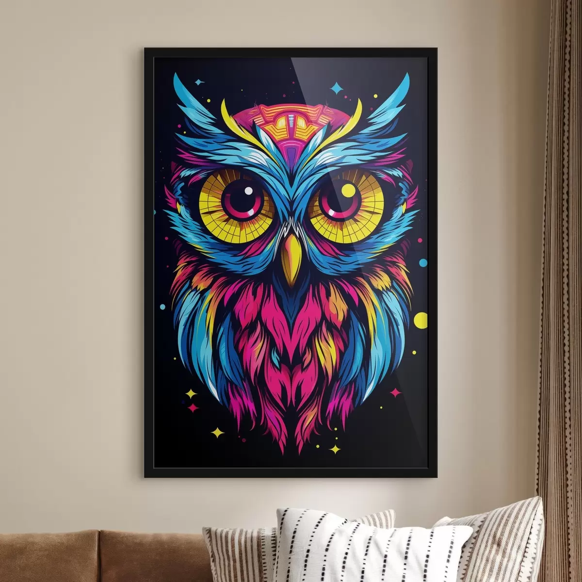 Plakat Glow Owl f45281