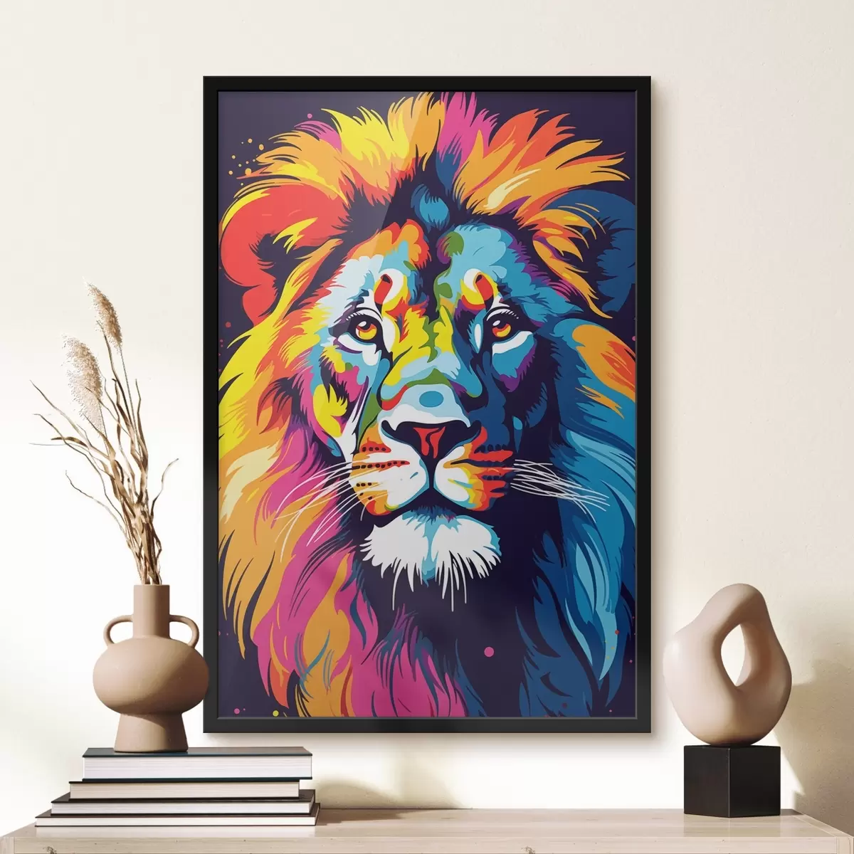 Plakat Król w feerii barw f45282