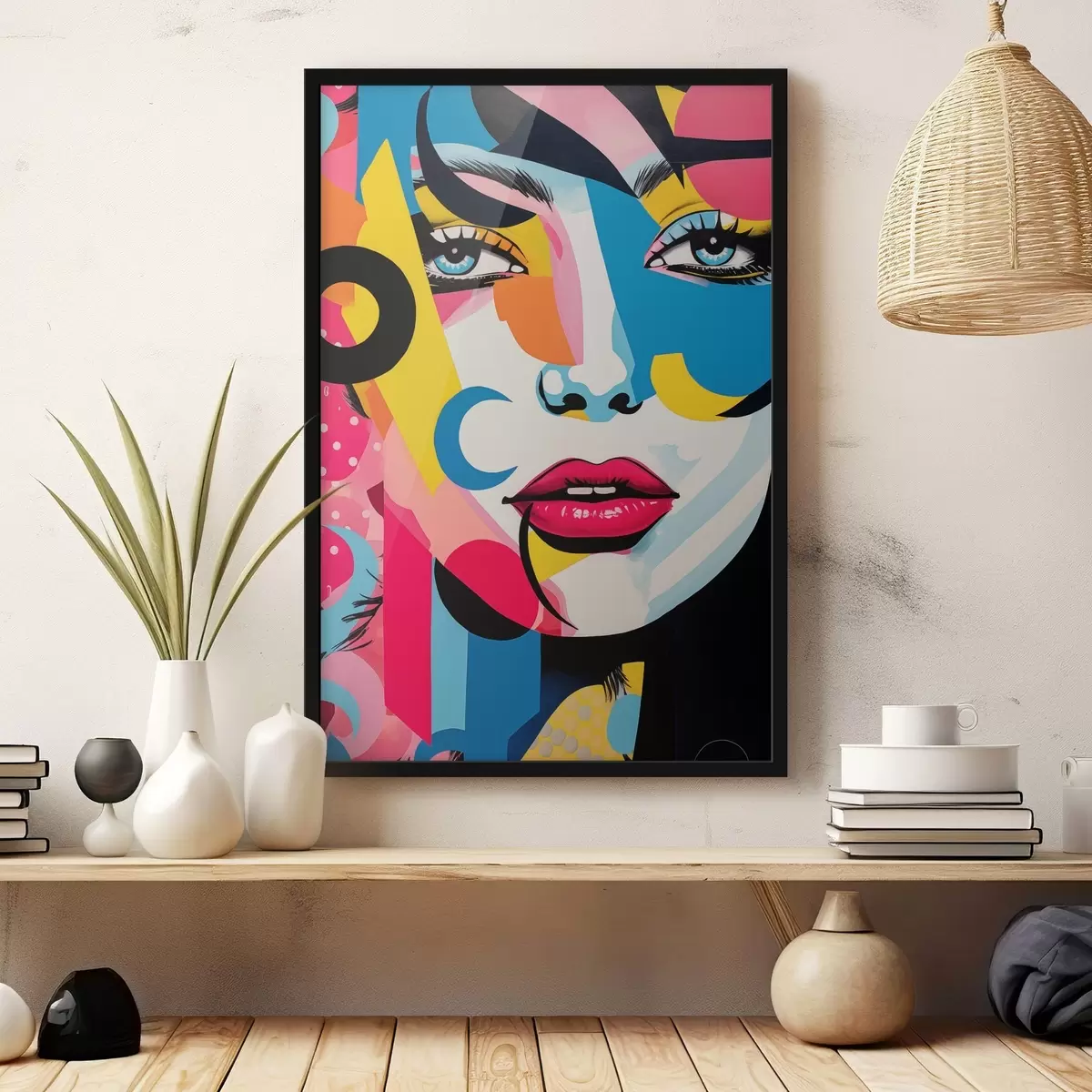 Plakat Spojrzenie w stylu pop-art f45283