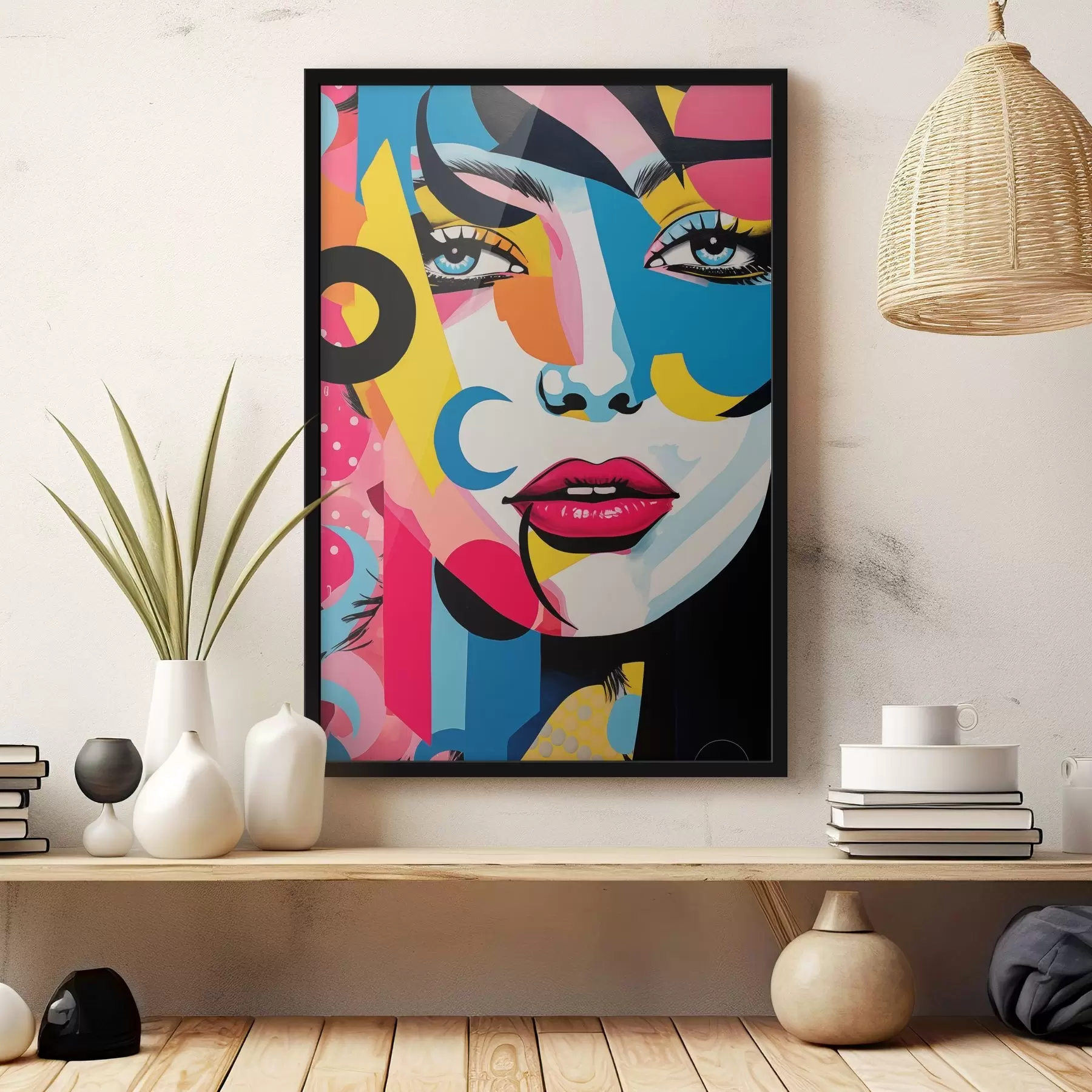 Fototapeta Spojrzenie w stylu pop-art f45283