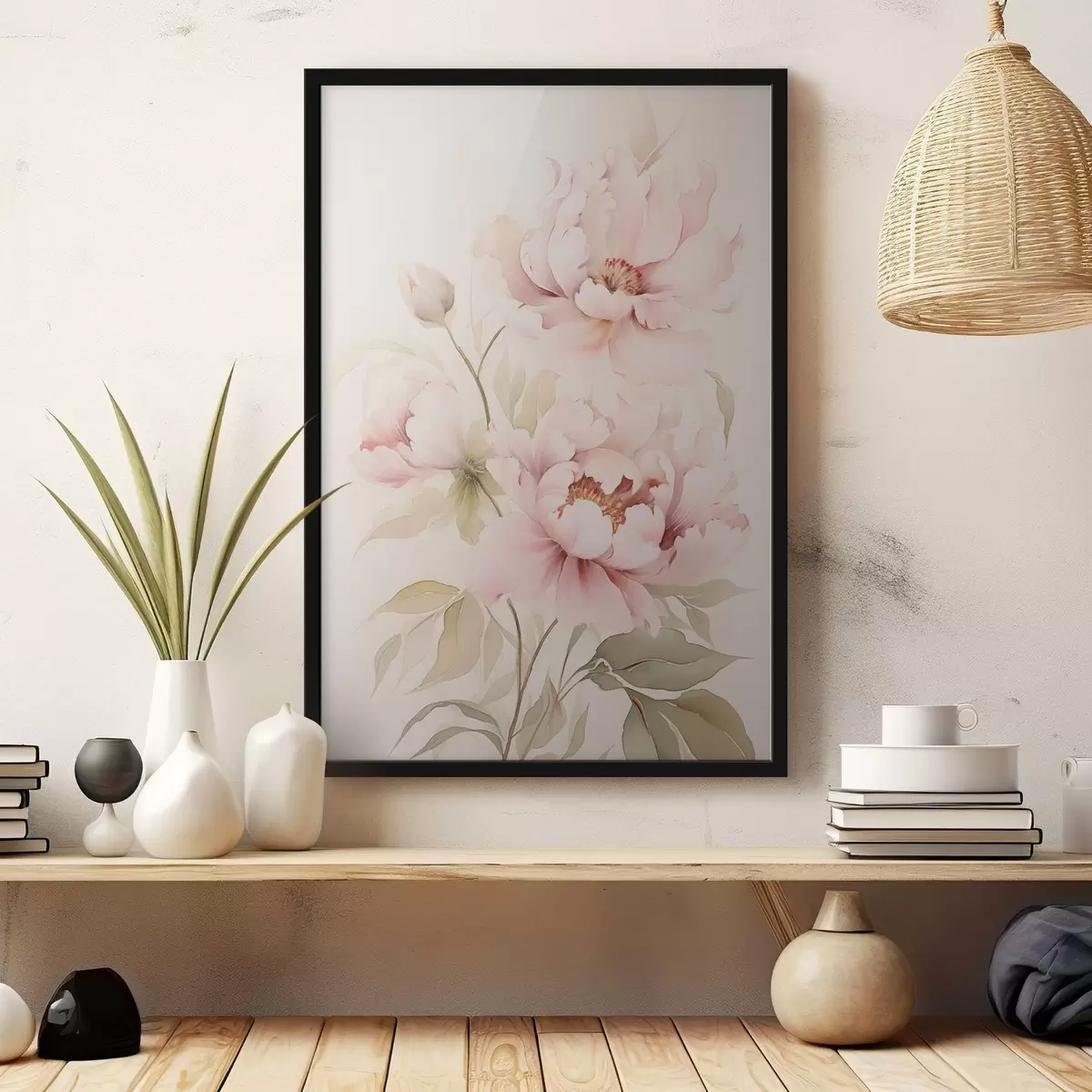 Plakat Piwonie f45292