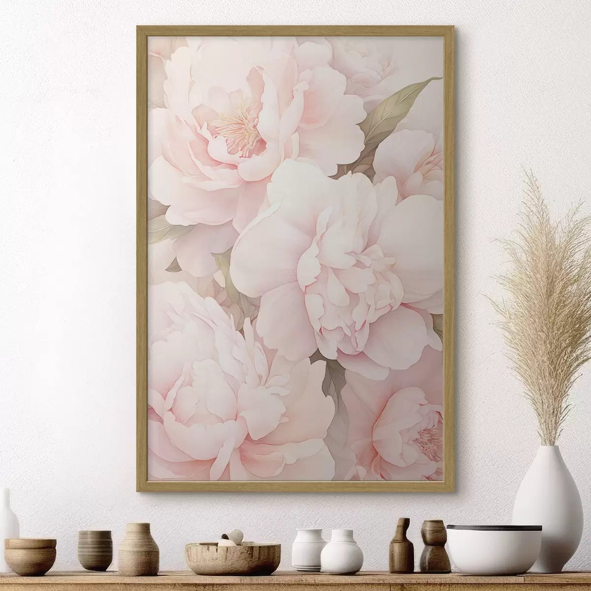 Plakat Piwonie w różnych kolorach f45294