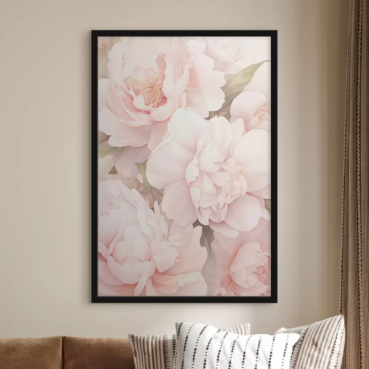 Plakat Piwonie w różnych kolorach f45294