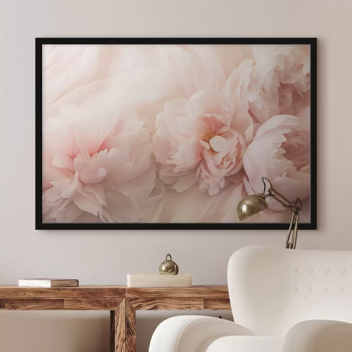 Plakat Piwonie w różowych kolorach f45296