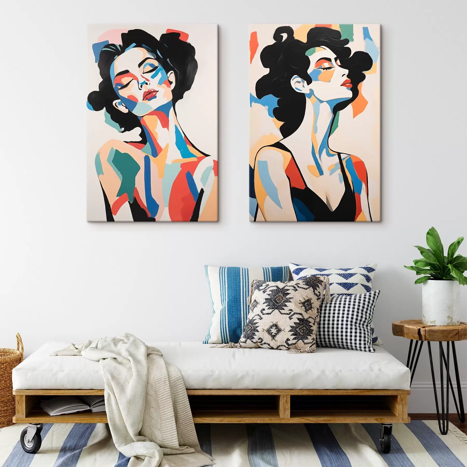 Obraz Abstrakcyjne portrety kobiet m00543