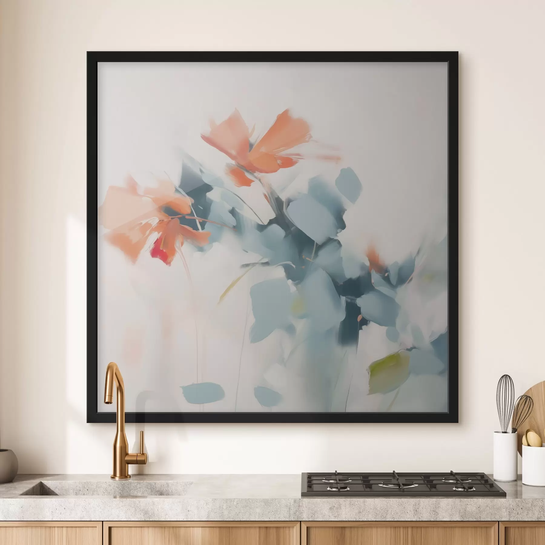 Fototapeta Abstrakcyjny obraz imitujący kwiaty f45303