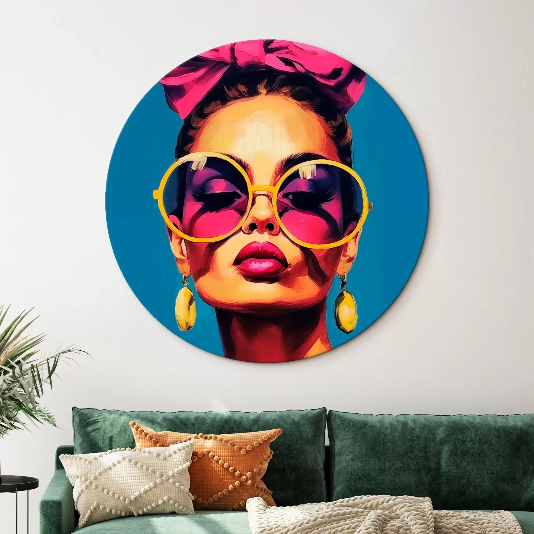 Obraz Kobieta w okularach przeciwsłonecznych r45309