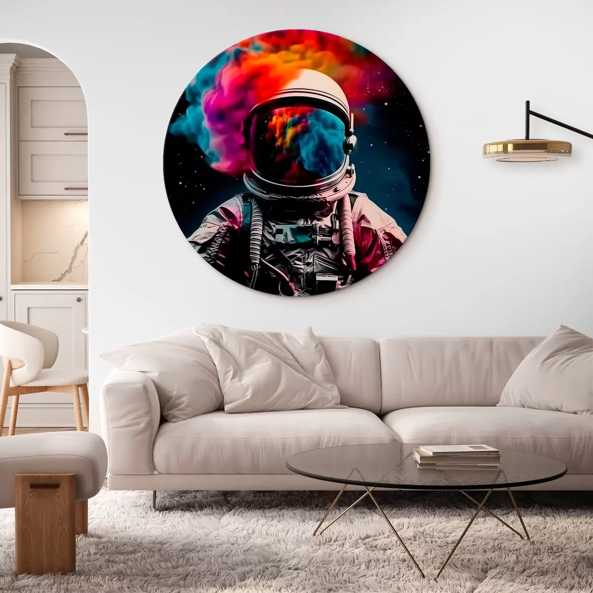 Okrągłe obrazy Astronauta r45326