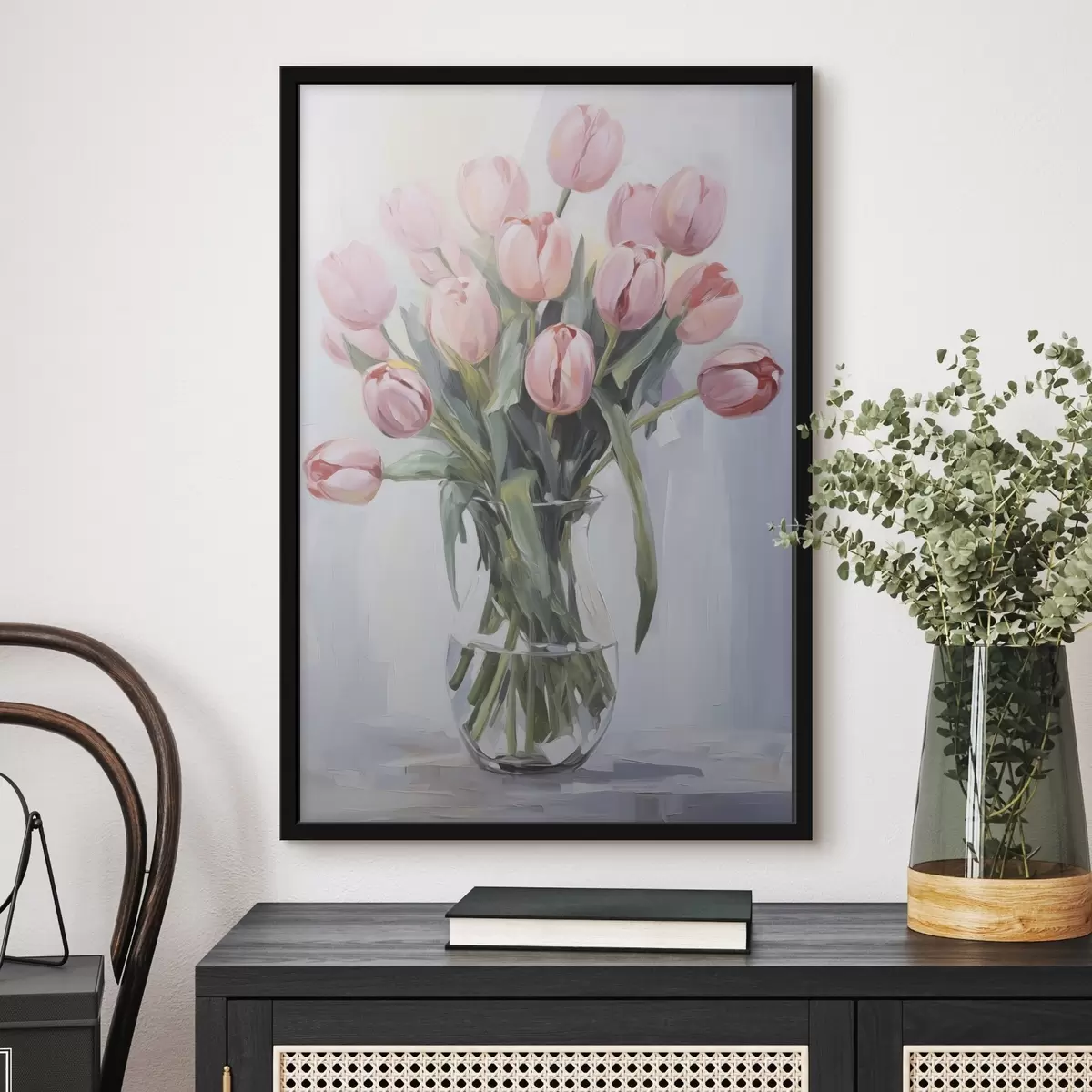 Plakat Tulipany w wazonie f45355