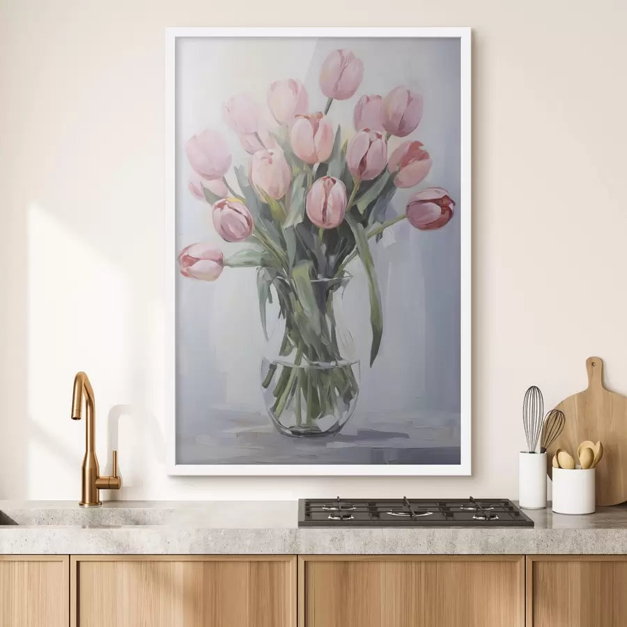 Fototapeta Tulipany w wazonie f45355
