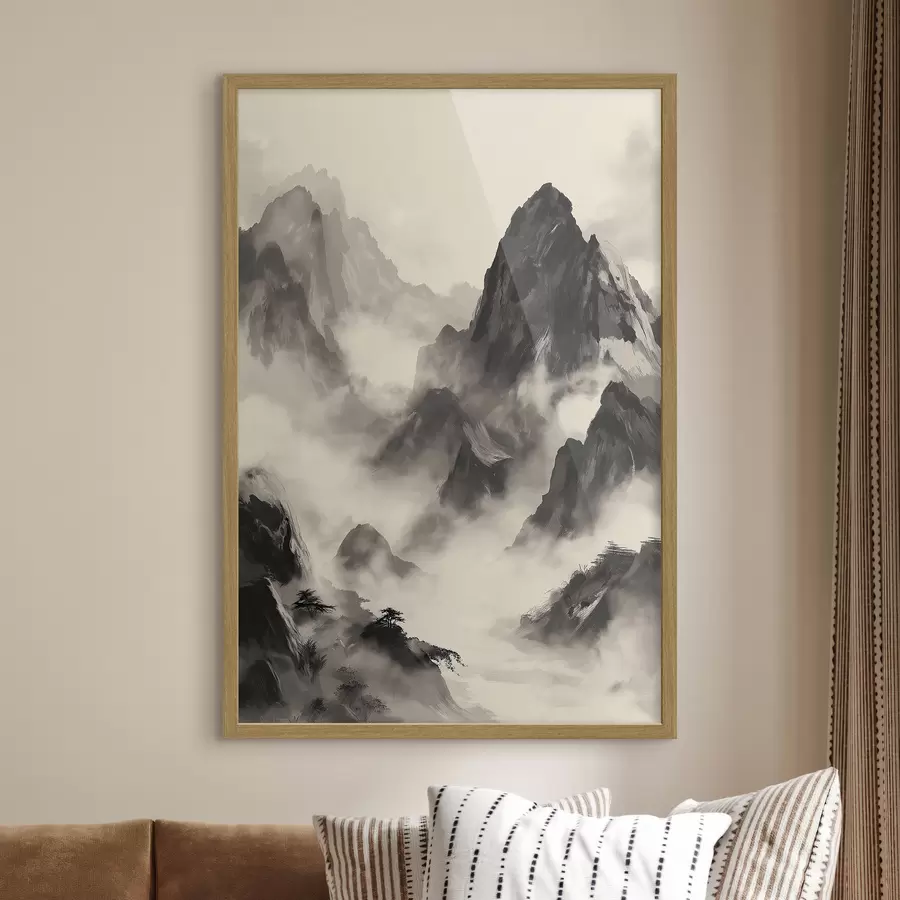 Fototapeta Góry w chińskim stylu f45384