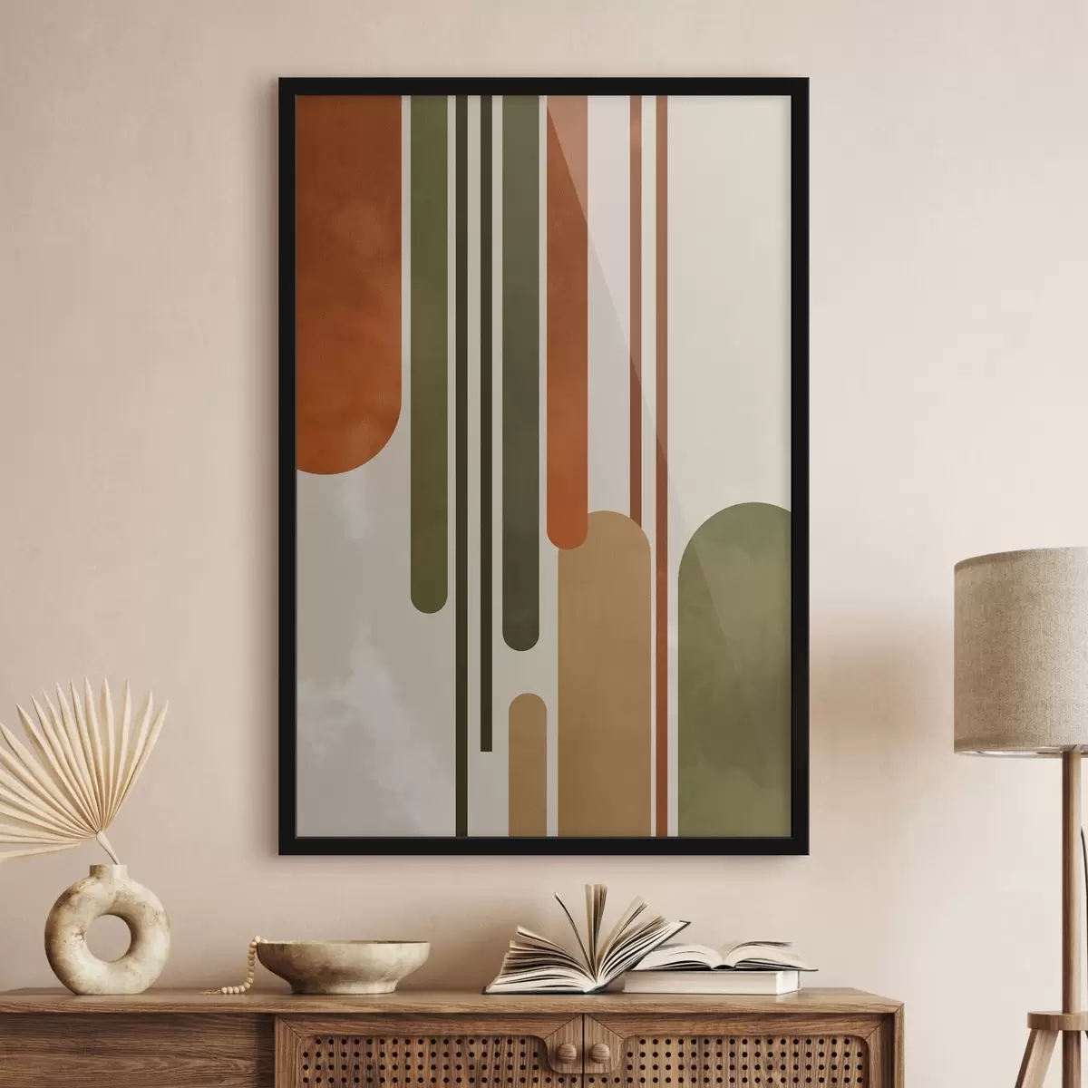 Plakat Wielokolorowa abstrakcja f45397