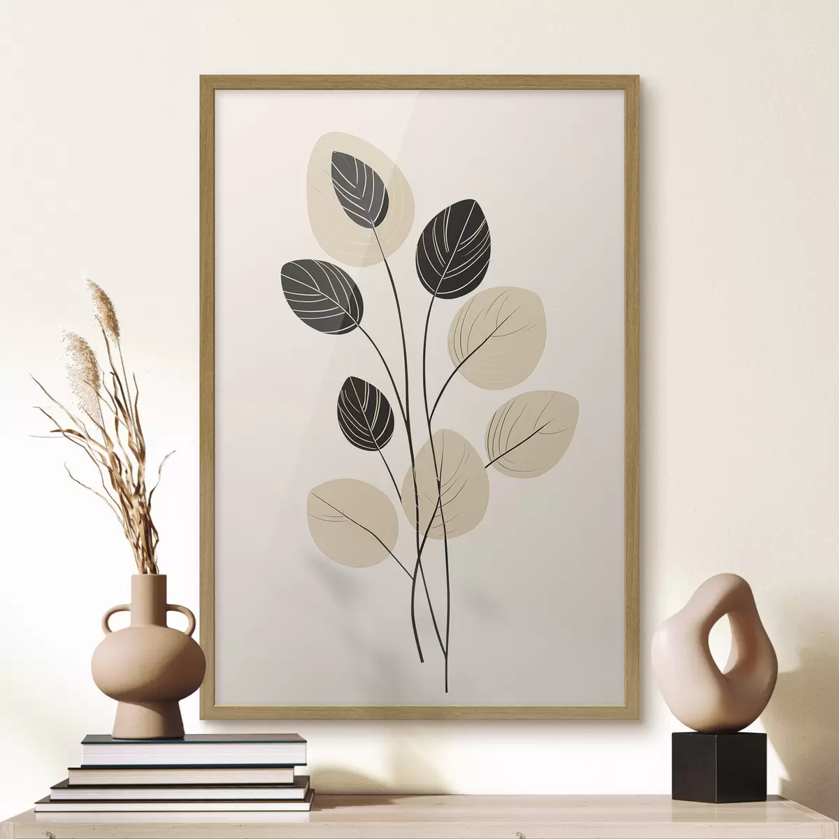 Plakat Minimalistyczna ilustracja botaniczna f45401