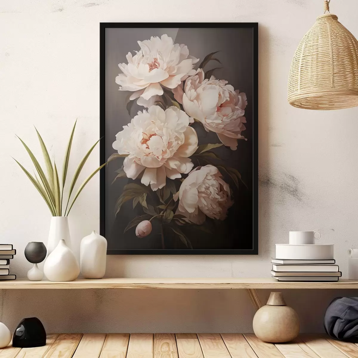 Plakat Piwonie f45404
