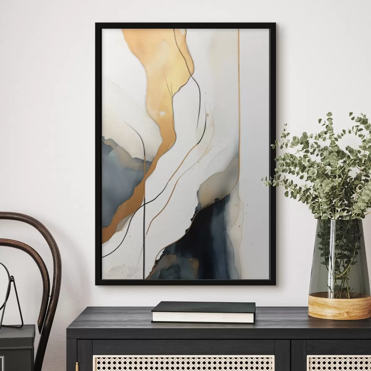Plakat Abstrakcja linii f45407