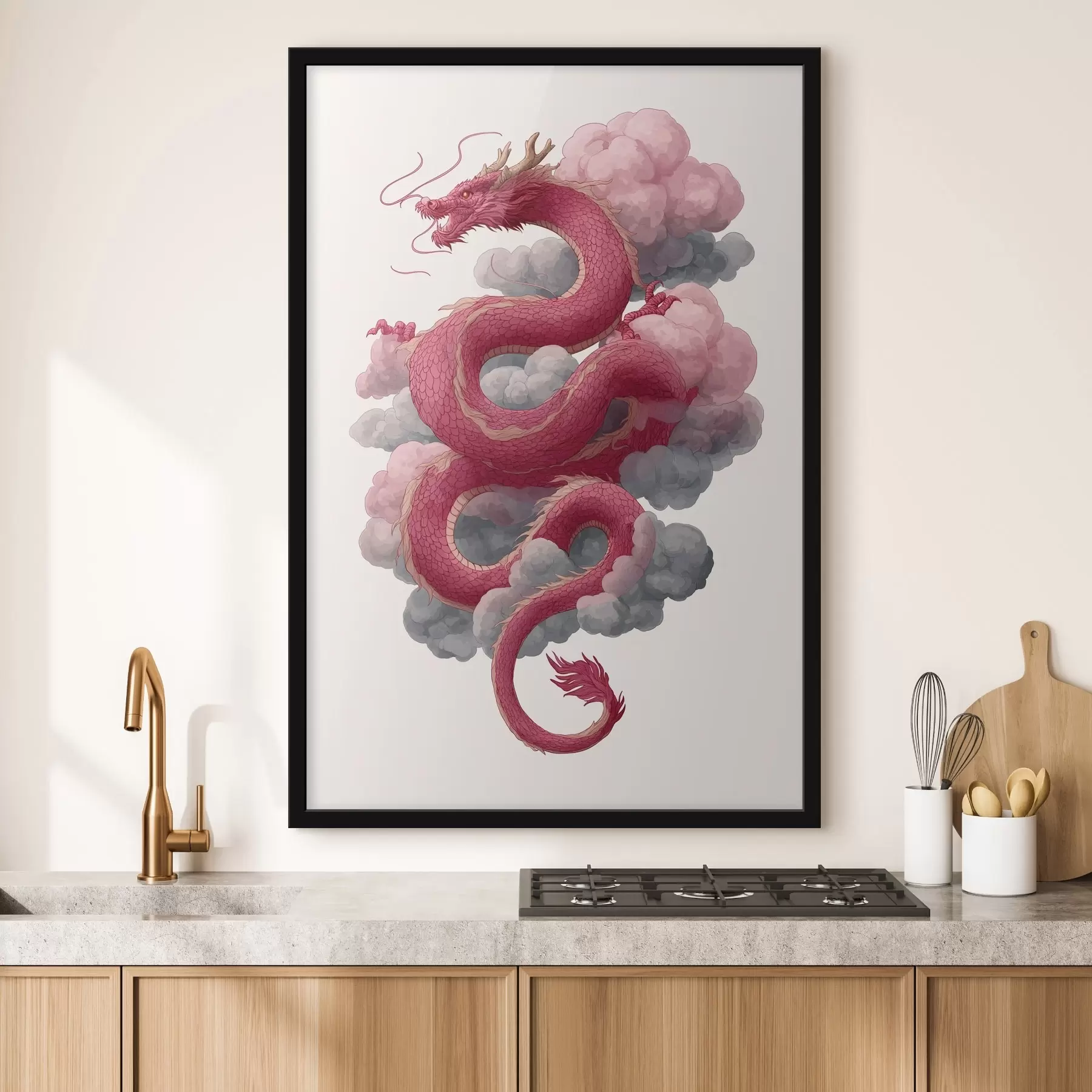 Fototapeta Smok w chińskim stylu f45412